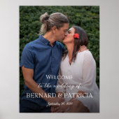 Begrüßungszeichen mit Foto-Download oder Poster (Vorne)