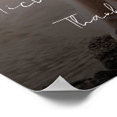 Begrüßungszeichen mit Foto Poster (Ecke)