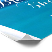 Begrüßungszeichen | Ocean Beach Summer Brautparty Poster (Ecke)