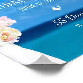 Begrüßungszeichen | Ocean Beach Summer Brautparty Poster (Ecke)