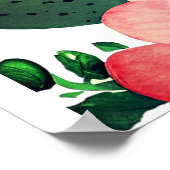 Begrüßungszeichen personalisiert poster (Ecke)