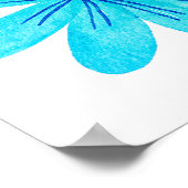 Begrüßungszeichen personalisiert poster (Ecke)