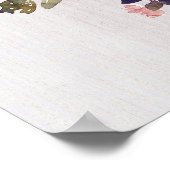 Begrüßungszeichen Poster (Ecke)