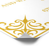 Begrüßungszeichen Poster (Ecke)