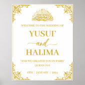 Begrüßungszeichen Poster (Vorne)