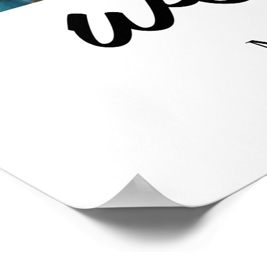 Begrüßungszeichen Poster (Ecke)