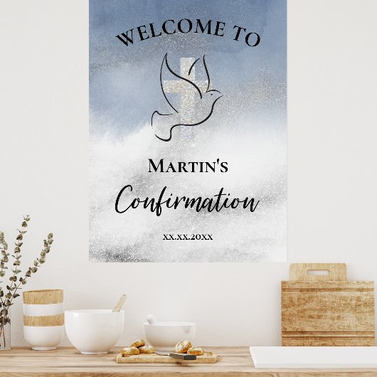 Begrüßungszeichen Poster (Küche)