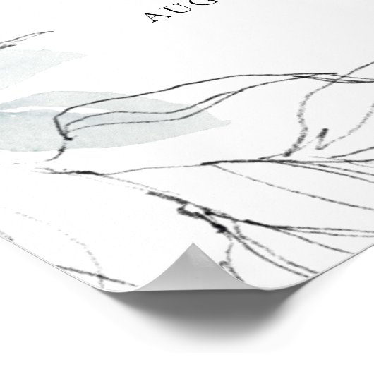 Begrüßungszeichen Poster (Ecke)