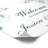 Begrüßungszeichen Poster (Ecke)