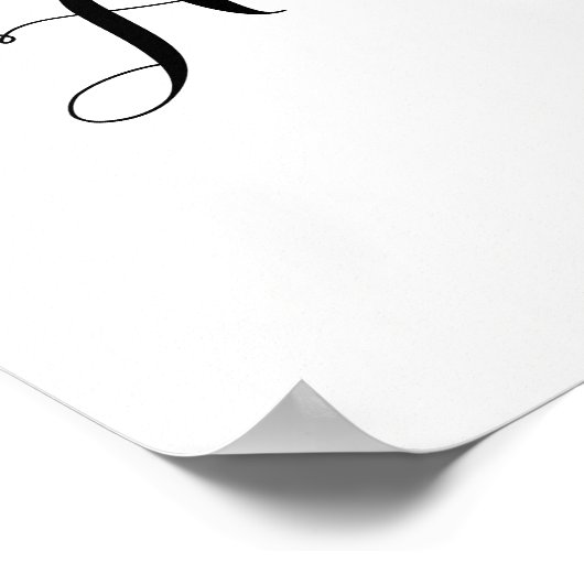 Begrüßungszeichen Poster (Ecke)