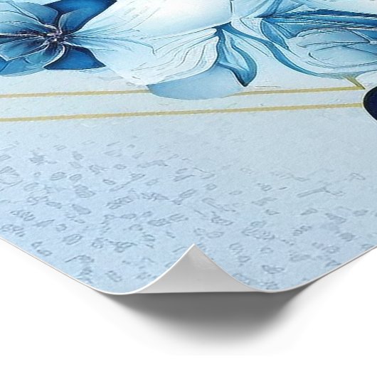 Begrüßungszeichen Poster (Ecke)