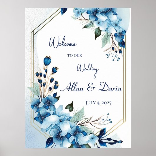 Begrüßungszeichen Poster (Vorne)