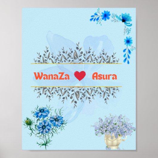 Begrüßungszeichen Poster (Vorne)