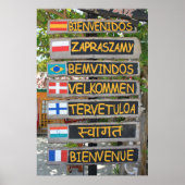 Begrüßungszeichen Poster (Vorne)