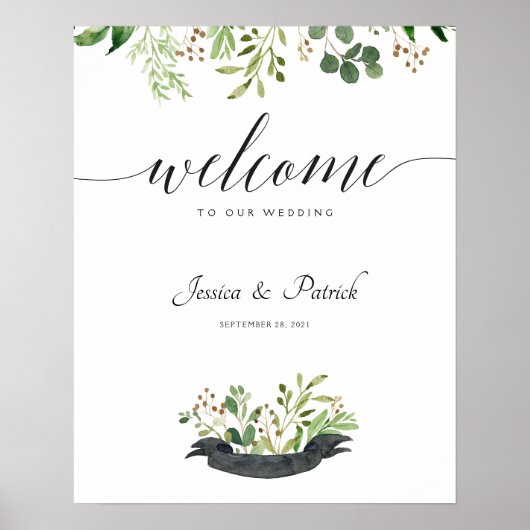 Begrüßungszeichen Poster (Vorne)