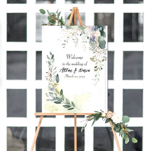 Begrüßungszeichen Poster