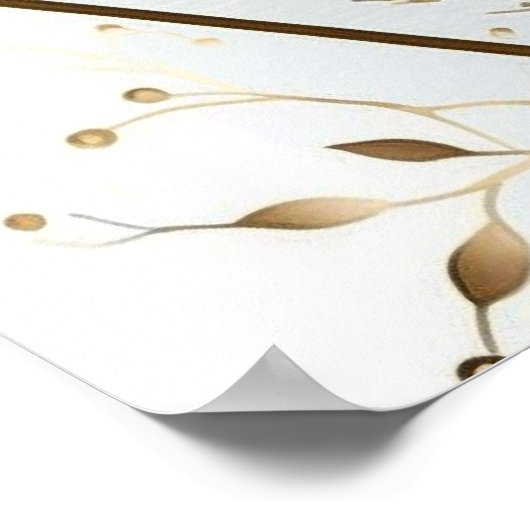 Begrüßungszeichen Poster (Ecke)