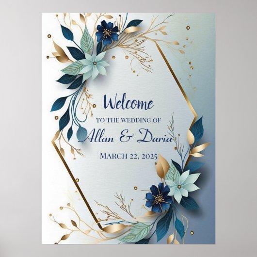 Begrüßungszeichen Poster (Vorne)