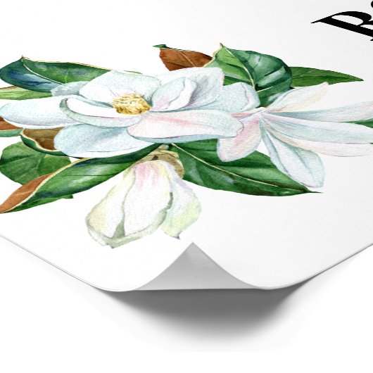 Begrüßungszeichen Poster (Ecke)