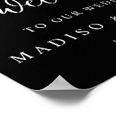 Begrüßungszeichen Poster (Ecke)