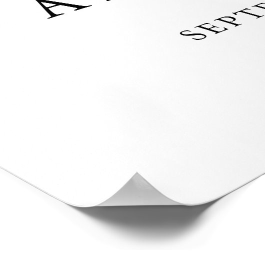 Begrüßungszeichen Poster (Ecke)