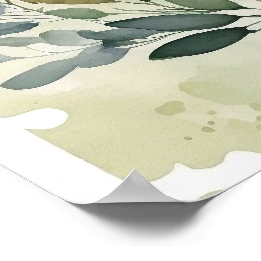 Begrüßungszeichen Poster (Ecke)