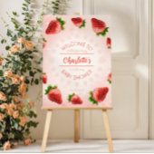 Begrüßungszeichen Strawberry Baby Duster Poster