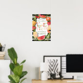 BEGRÜSSUNGSZEICHEN | Two-tti Frutti Fruit Birthday Poster (Heimbüro)