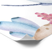 Begrüßungszeichen unter dem Meereszeichen Poster (Ecke)