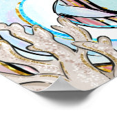 Begrüßungszeichen unter der Meerjungfrau Poster (Ecke)