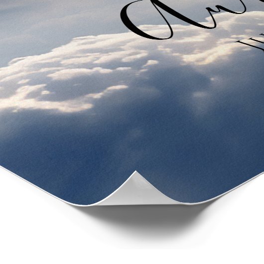 Begrüßungszeichen von Angelic Embrace Poster (Ecke)