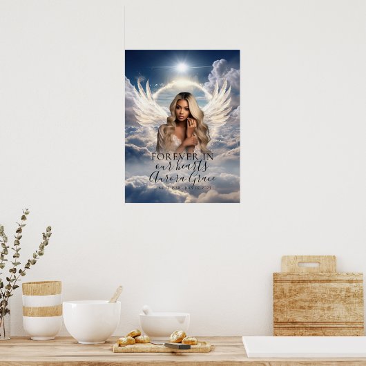 Begrüßungszeichen von Angelic Embrace Poster (Küche)