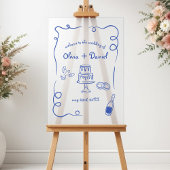 Begrüßungszeichen von Funky Whimsical Acrylschild