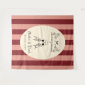 Begrüßungszeichen von Hand Drawn Scribble Wandteppich (Vorderseite (Horizontal))