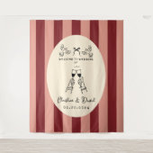 Begrüßungszeichen von Hand Drawn Scribble Wandteppich (Vorderseite)