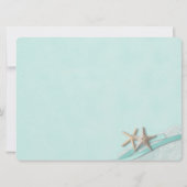 Begrüßungszeichen von Starfish und Lace Vintag Bea Einladung (Rückseite)