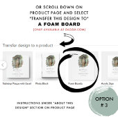 Begrüßungszeichen "Watercolor Earthy Green Blush" Poster