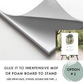 Begrüßungszeichen "Watercolor Earthy Green Blush" Poster