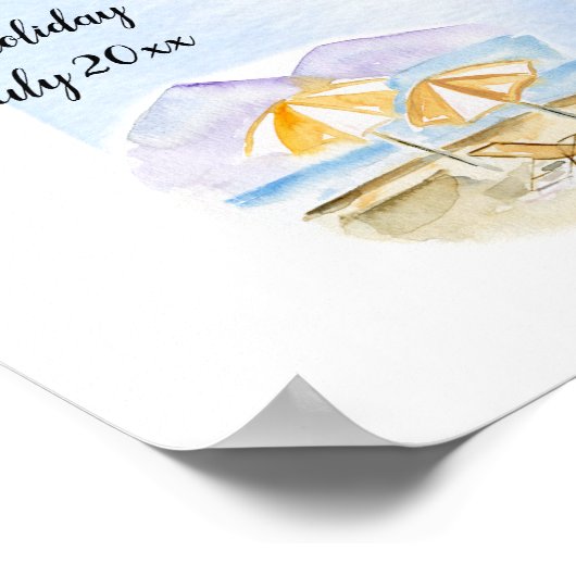 Begrüßungszeichen - Zeitplan Poster (Ecke)