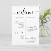 Begrüßungszeitprogramm Programm (Stehend Vorderseite)