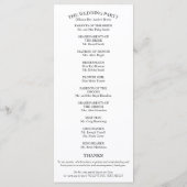 Begrüßungszeremonie Programm Floral 4x9 (Rückseite)