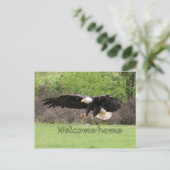 BegrüßungsZuhause Postkarte (Stehend Vorderseite)