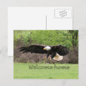 BegrüßungsZuhause Postkarte (Vorne/Hinten)