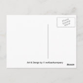 BegrüßungsZuhause Postkarte (Rückseite)