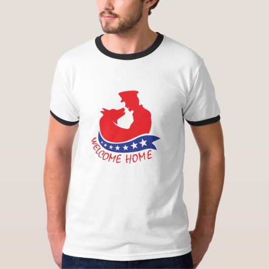 BegrüßungsZuhause T-Shirt (Vorderseite)
