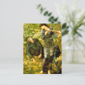 Beguiling von Merlin ~ Burne-Jones 1874 Gemälde Postkarte (Stehend Vorderseite)
