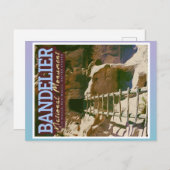 BEGÜNSTIGTES NATIONALES MONUMENT - NEUE MEXIKO-USA POSTKARTE (Vorne/Hinten)