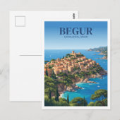 Begur Spanien Reise Postkarte (Vorne/Hinten)
