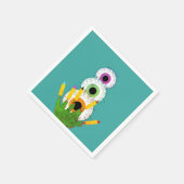 Behaarte Augen  Serviette (Ecke)