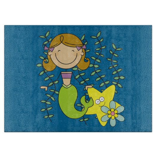 Behaarte Meerjungfrau Browns Schneidebrett (Vorderseite)